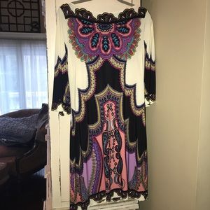 Donna Morgan Print Pull On Dress
